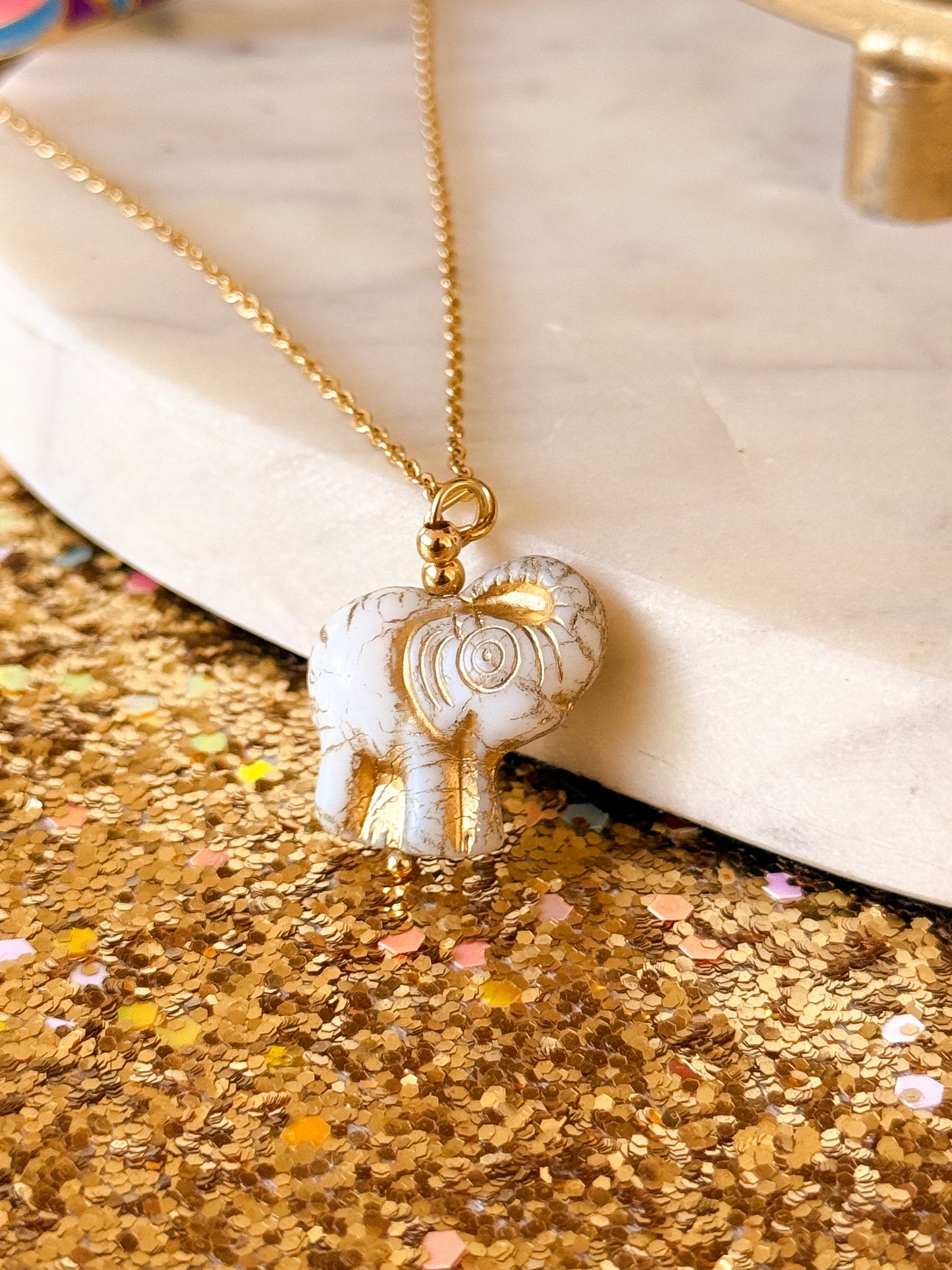 Gold elephant